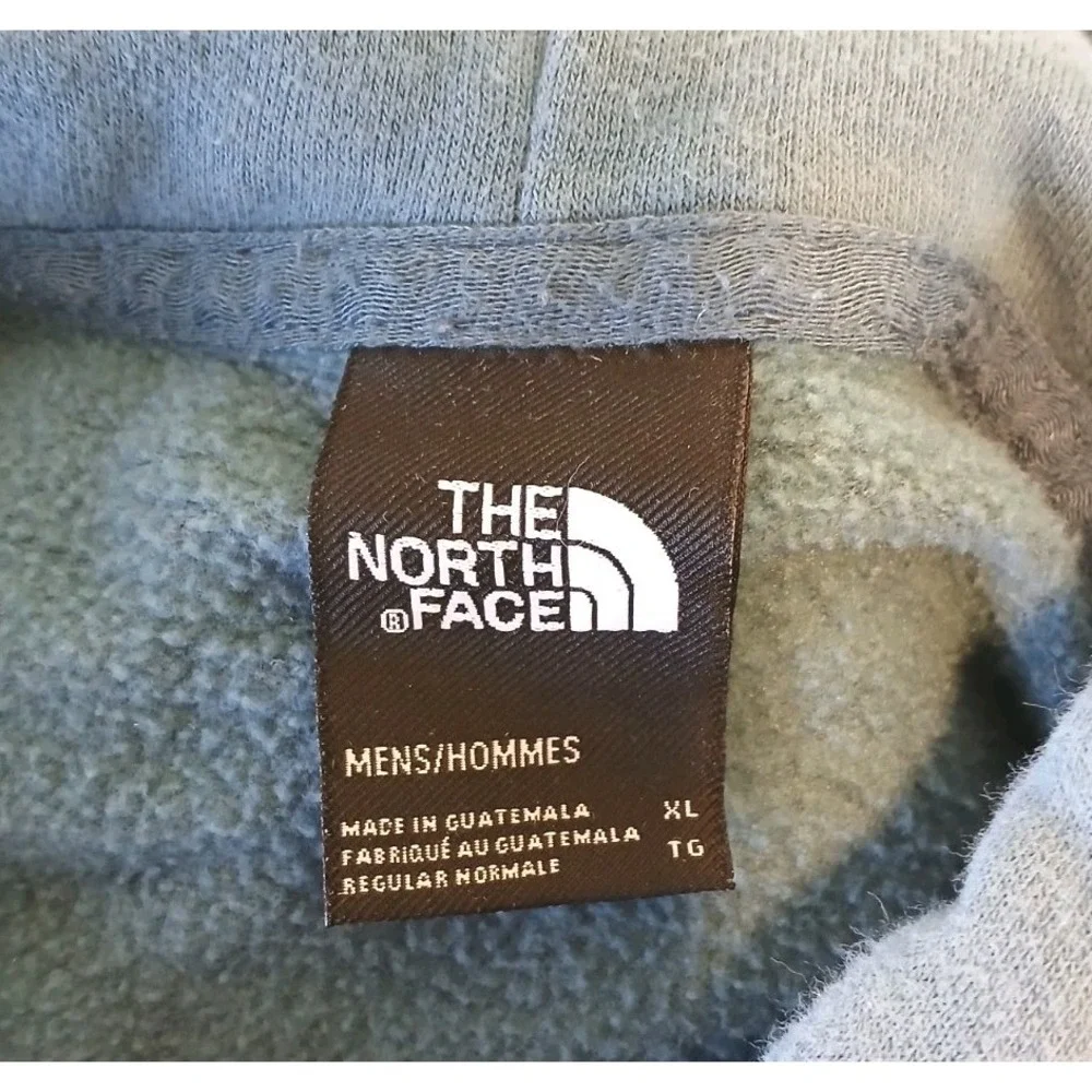 The North Face Jacket & Hoodie Sweatshirt XL Blue Puffer Quilted Lot of 2 D163